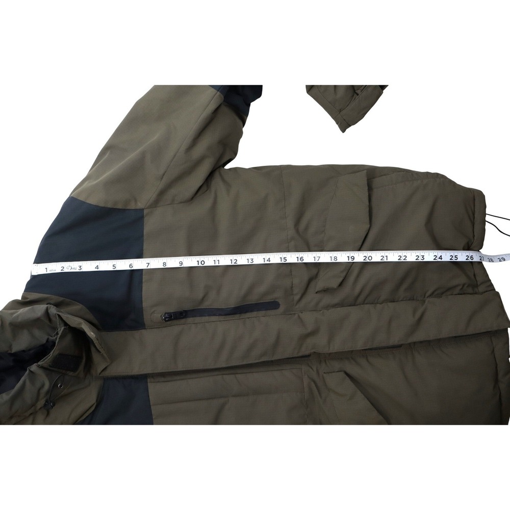 Ciaopanic Mens Hooded‎ Insulated Winter Jacket Olive Green Navy Blue Size L - Picture 4 of 7